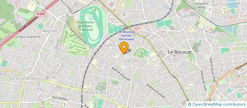 localisation de l'entreprise JUVACLED  LE BOUSCAT