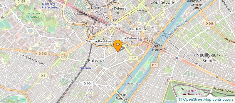 localisation de l'entreprise JUVACOM PRODUCTION  PUTEAUX