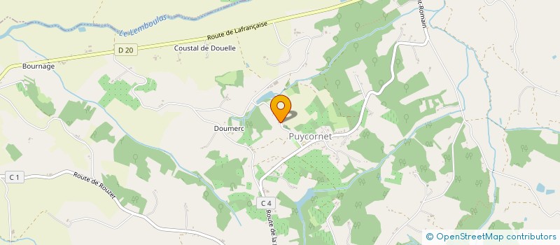 localisation de l'entreprise JUVALZO  PUYCORNET