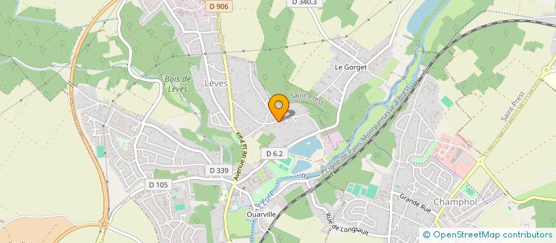 localisation de l'entreprise JUVAMA à LEVES