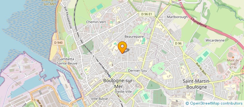 localisation de l'entreprise JUVAMAX  BOULOGNE-SUR-MER