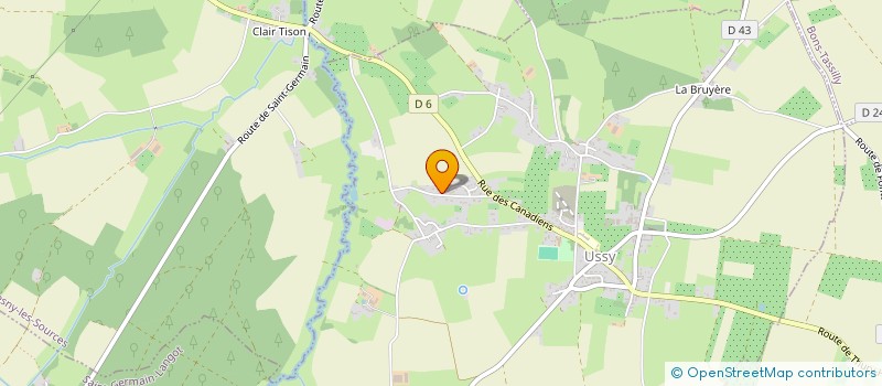 localisation de l'entreprise JUVARO  OUILLY-LE-TESSON