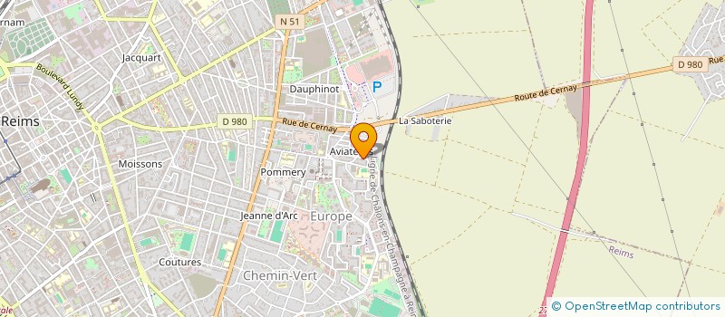 localisation de l'entreprise JUVENIS  REIMS