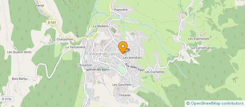 localisation de l'entreprise JUVENIS EDITIONS  VILLARD-DE-LANS