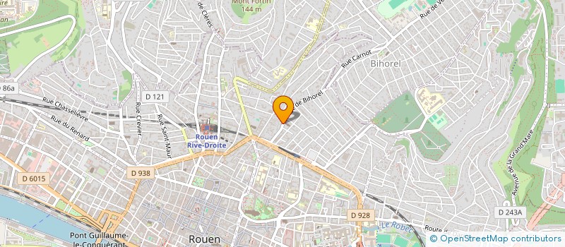 localisation de l'entreprise JUVENTAC à ROUEN