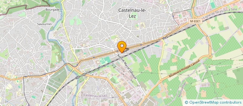 localisation de l'entreprise JUVENTIN à CASTELNAU-LE-LEZ