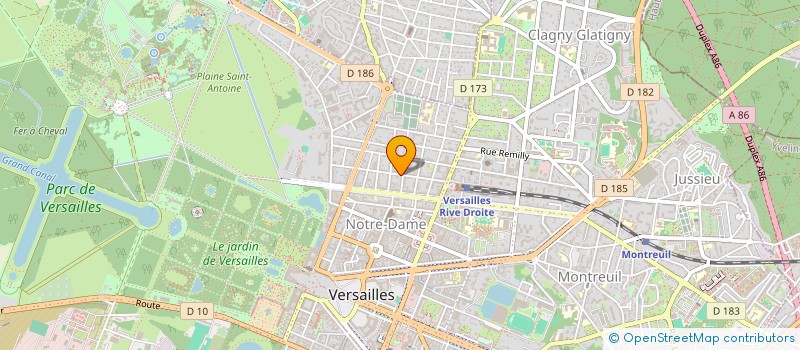 localisation de l'entreprise JUVENTIS HOLDING à VERSAILLES