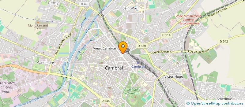 localisation de l'entreprise JUVENTUS EUROPE  CAMBRAI