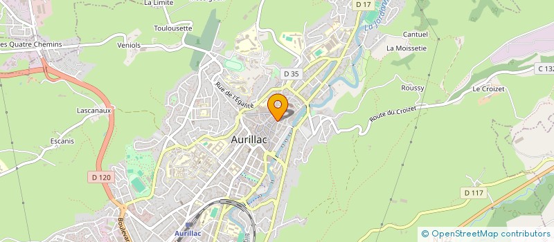 localisation de l'entreprise JUVENTUS PIZZA à AURILLAC