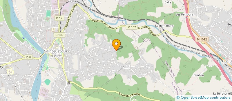 localisation de l'entreprise JUVEO  SAINT-JUST-SAINT-RAMBERT