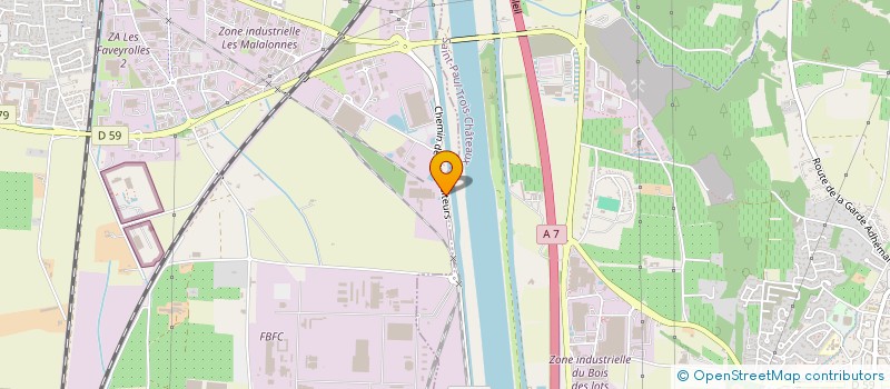 localisation de l'entreprise JUVESY  PIERRELATTE