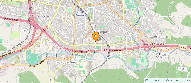localisation de l'entreprise JUVI à AIX-EN-PROVENCE