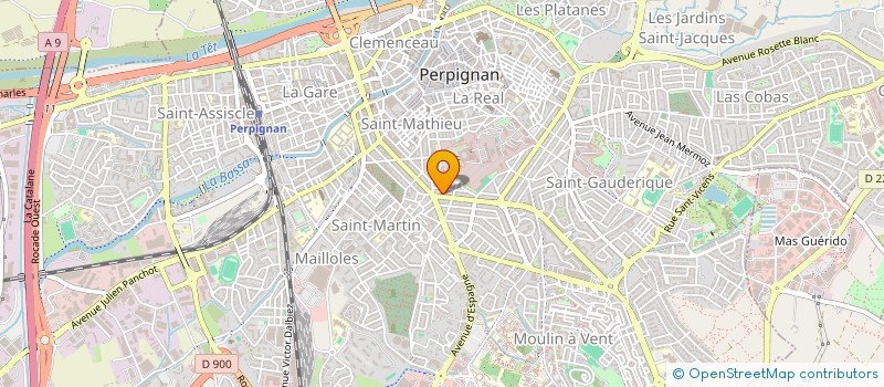 localisation de l'entreprise JUVI à PERPIGNAN