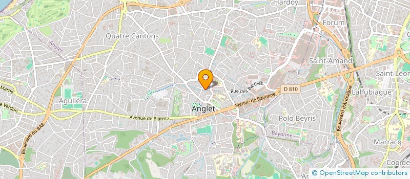 localisation de l'entreprise JUVIC  ANGLET