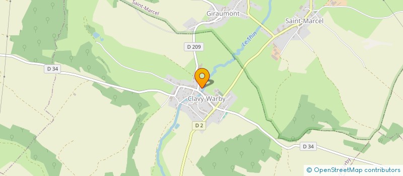 localisation de l'entreprise JUVIC  CLAVY-WARBY