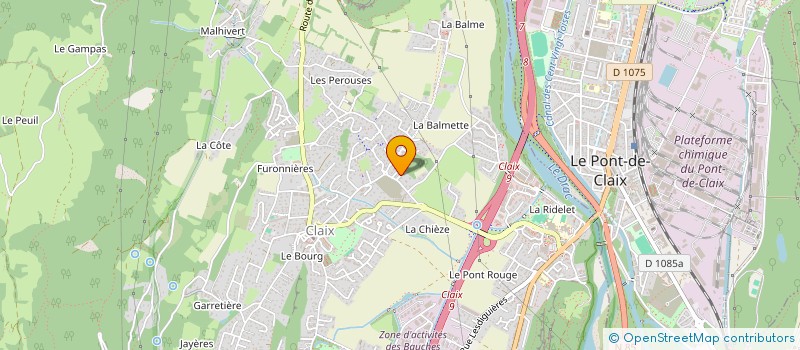 localisation de l'entreprise JUVIC AVOCAT  CLAIX