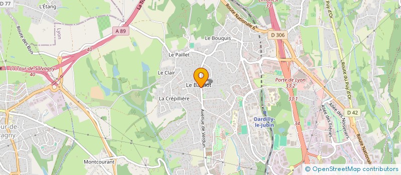 localisation de l'entreprise JUVIC LE HAUT  DARDILLY