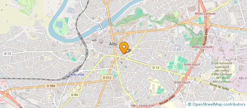 localisation de l'entreprise JUVIE à ALBI