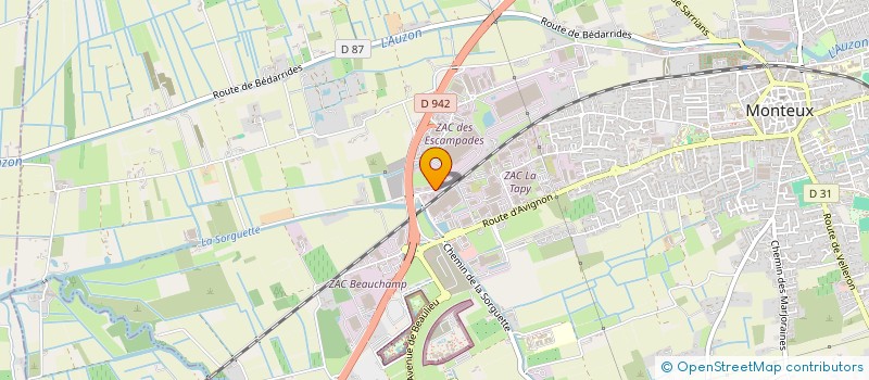 localisation de l'entreprise JUVIGNAC BEAUTY  MONTEUX