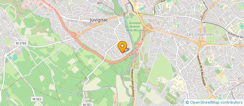 localisation de l'entreprise JUVIGNAC FOOTBALL CLUB à JUVIGNAC