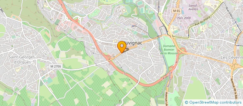 localisation de l'entreprise JUVIGNAC SPORTS ET LOISIRS JSL à JUVIGNAC