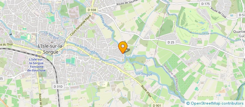 localisation de l'entreprise JUVILOLIRO  L'ISLE-SUR-LA-SORGUE