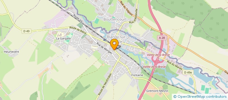 localisation de l'entreprise JUVILY MARIAGE  BLANGY-SUR-BRESLE