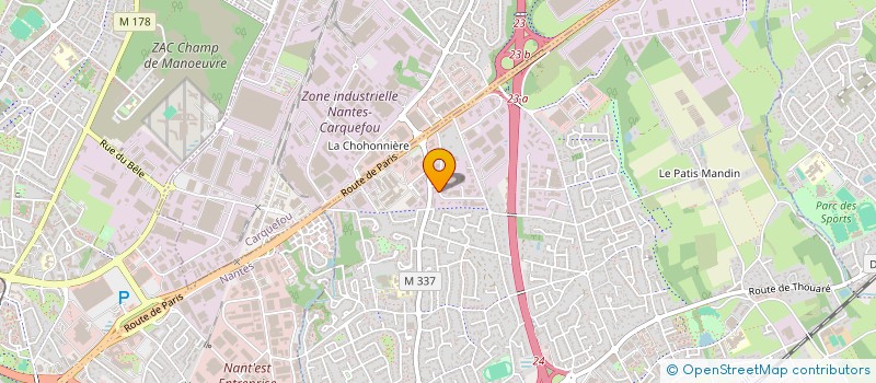 localisation de l'entreprise JUVIMAX  SAINTE-LUCE-SUR-LOIRE