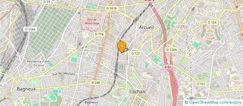 localisation de l'entreprise JUVIN à ARCUEIL