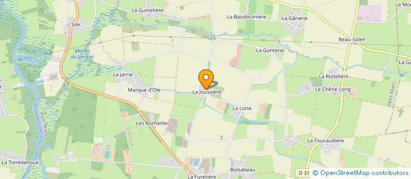 localisation de l'entreprise JUVIN CARRELAGE  PETIT-MARS