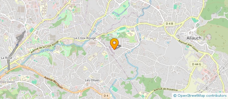 localisation de l'entreprise JUVINI  ALLAUCH