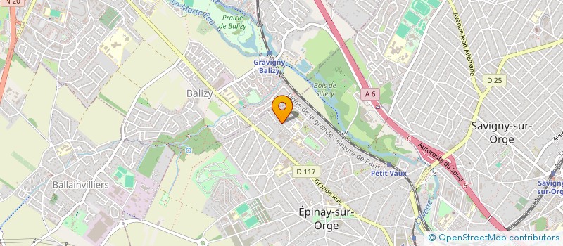 localisation de l'entreprise JUVINIE  EPINAY-SUR-ORGE