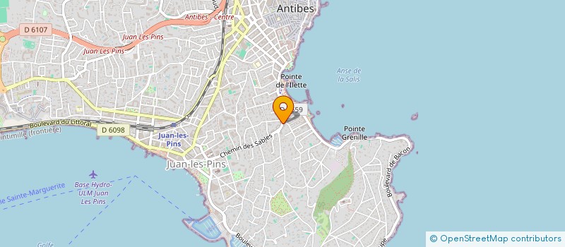 localisation de l'entreprise JUVIPI à ANTIBES