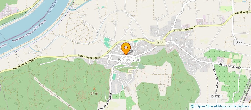 localisation de l'entreprise JUVIR  BARBENTANE