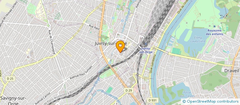 localisation de l'entreprise JUVISY 4 à JUVISY-SUR-ORGE