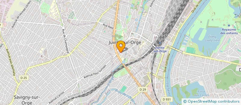 localisation de l'entreprise JUVISY COMESTIBLE à JUVISY-SUR-ORGE