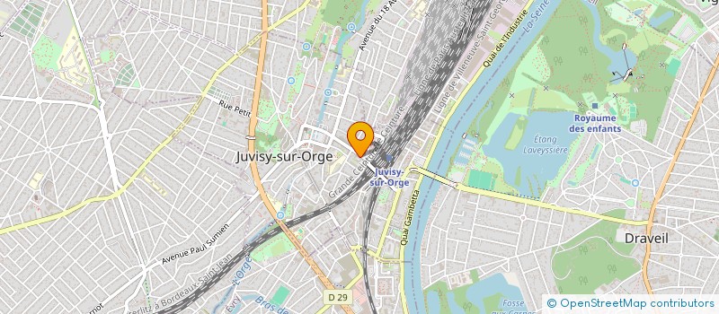 localisation de l'entreprise JUVISY O. à JUVISY-SUR-ORGE