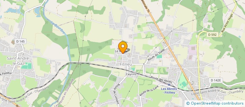 localisation de l'entreprise JUVITELLE  LES ABRETS-EN-DAUPHINE