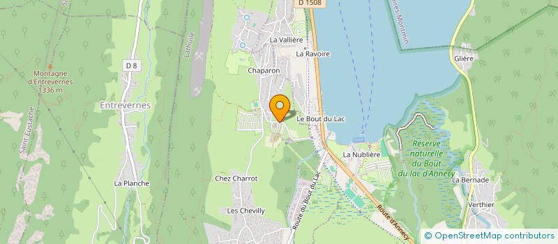 localisation de l'entreprise JUX  TALLOIRES-MONTMIN