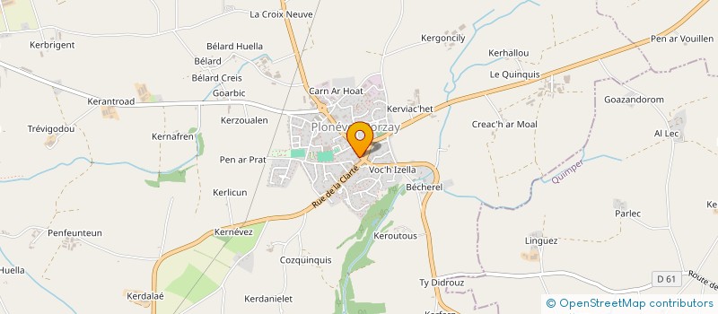 localisation de l'entreprise JUYALAU  PLONEVEZ-PORZAY