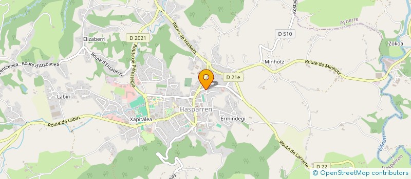 localisation de l'entreprise JUZAN LOCATION  HASPARREN