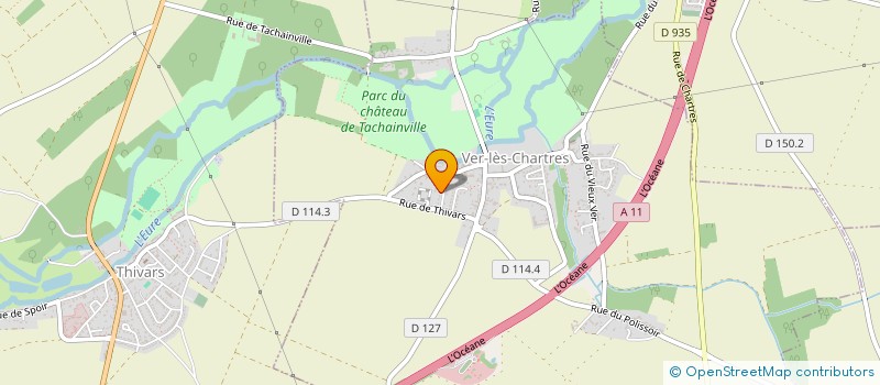 localisation de l'entreprise JUZO à VER-LES-CHARTRES