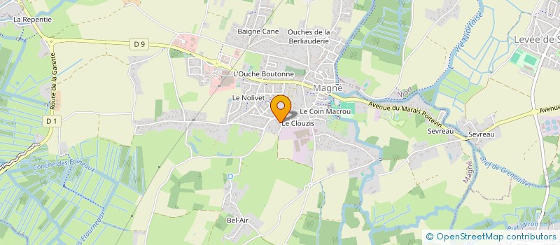 localisation de l'entreprise JUZO IMMOBILIER  MAGNE