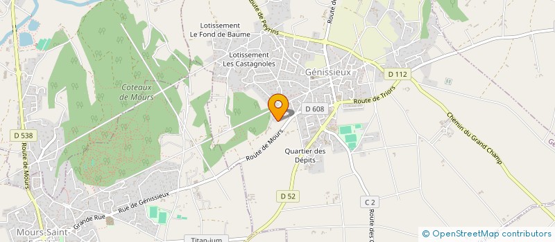 localisation de l'entreprise JUZOLOU  GENISSIEUX