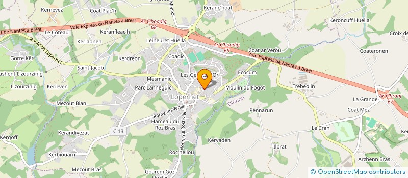 localisation de l'entreprise JV  PLOUGASTEL-DAOULAS