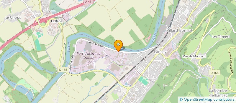 localisation de l'entreprise JV  VILLARD-BONNOT