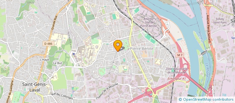 localisation de l'entreprise JV  OULLINS-PIERRE-BENITE