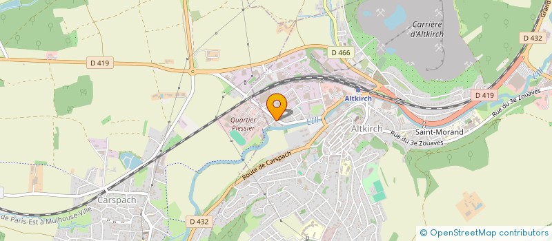 localisation de l'entreprise JV ALTKIRCH  ALTKIRCH