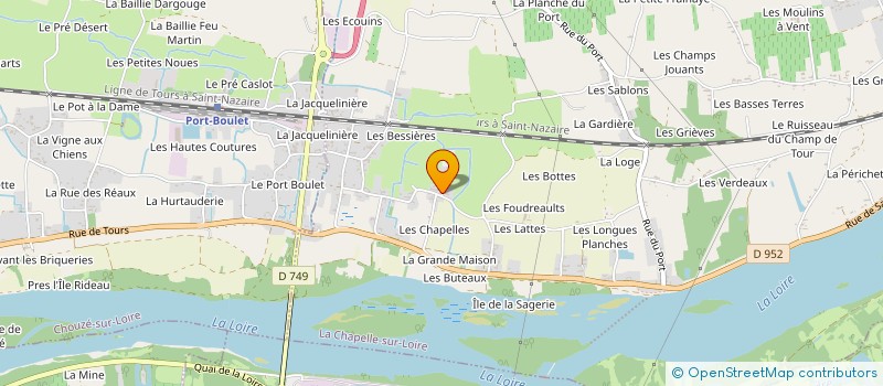 localisation de l'entreprise JV AU BOIS  LA CHAPELLE-SUR-LOIRE