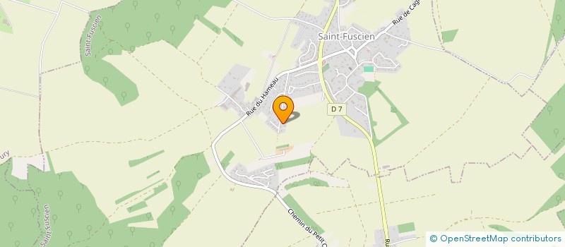 localisation de l'entreprise JV AZUR  SAINT-FUSCIEN